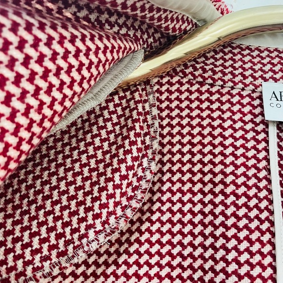 ARMANI {12} Jacket Cropped Dark Red Cream Fringe - Picture 13 of 14